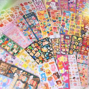 Set stickers random