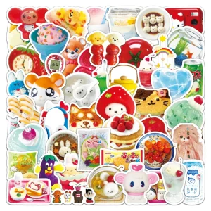 Set 50 stickers hoạt hình dễ thương
