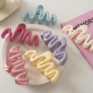 Kẹp tóc càng cua hình sóng lượn