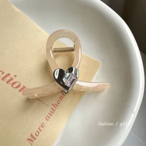 Kẹp tóc càng cua màu thạch trong